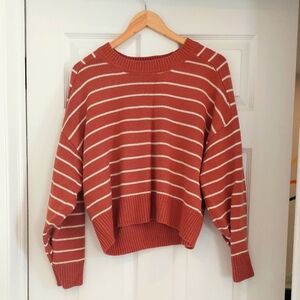 Stripy knit sweater